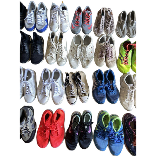 25 Pairs Sneakers Nike Adidas Vans Converse ASICS Puma Wholesale Reseller Lot