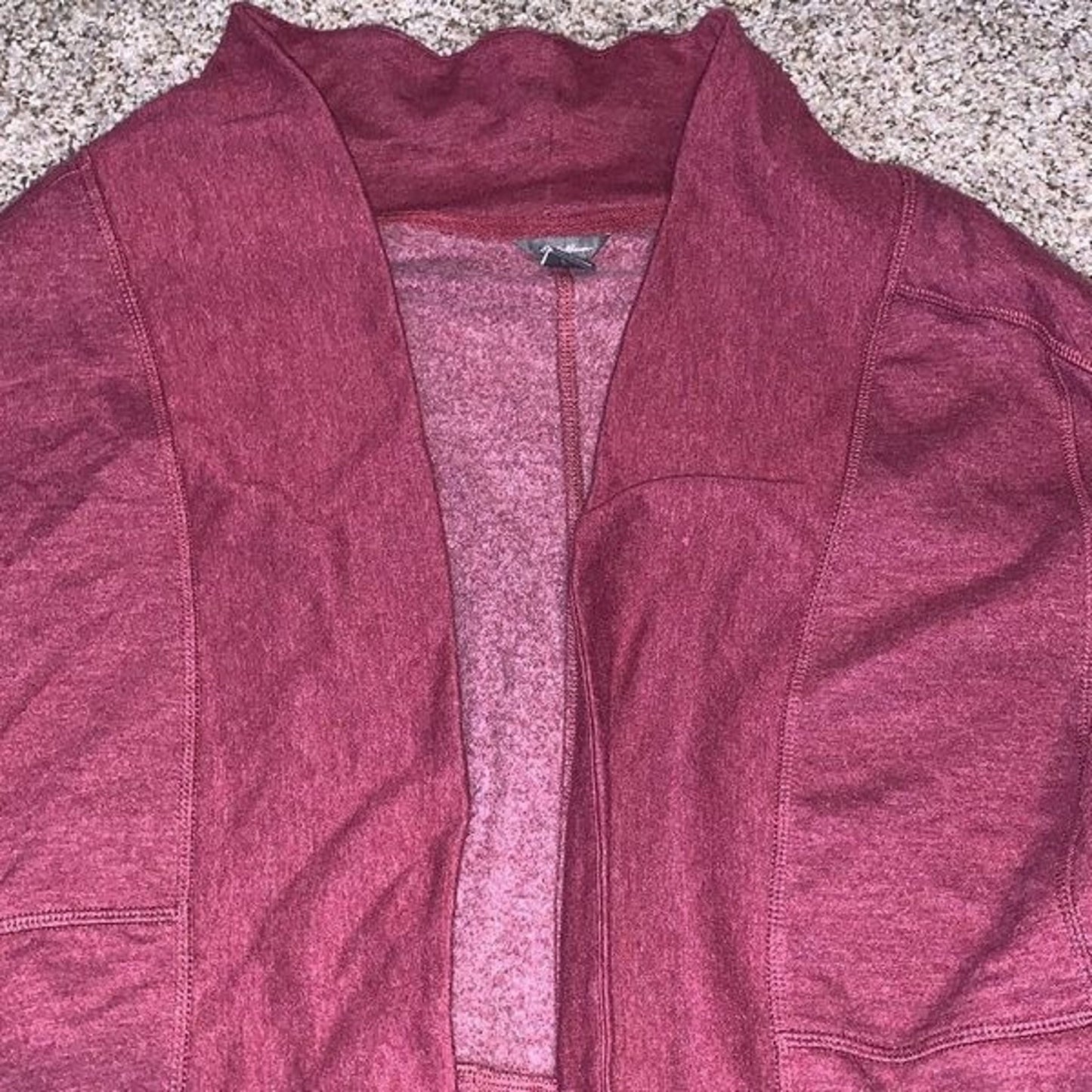 Eddie Bauer Womens Camp Fleece Wrap Cardigan Sweater Jacket size Large