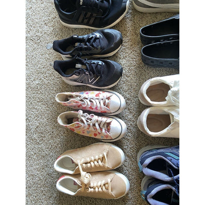 Wholesale Lot 10 Shoes Nike Adidas Vans ASICS Puma Sneakers Cleats Kid Women Men