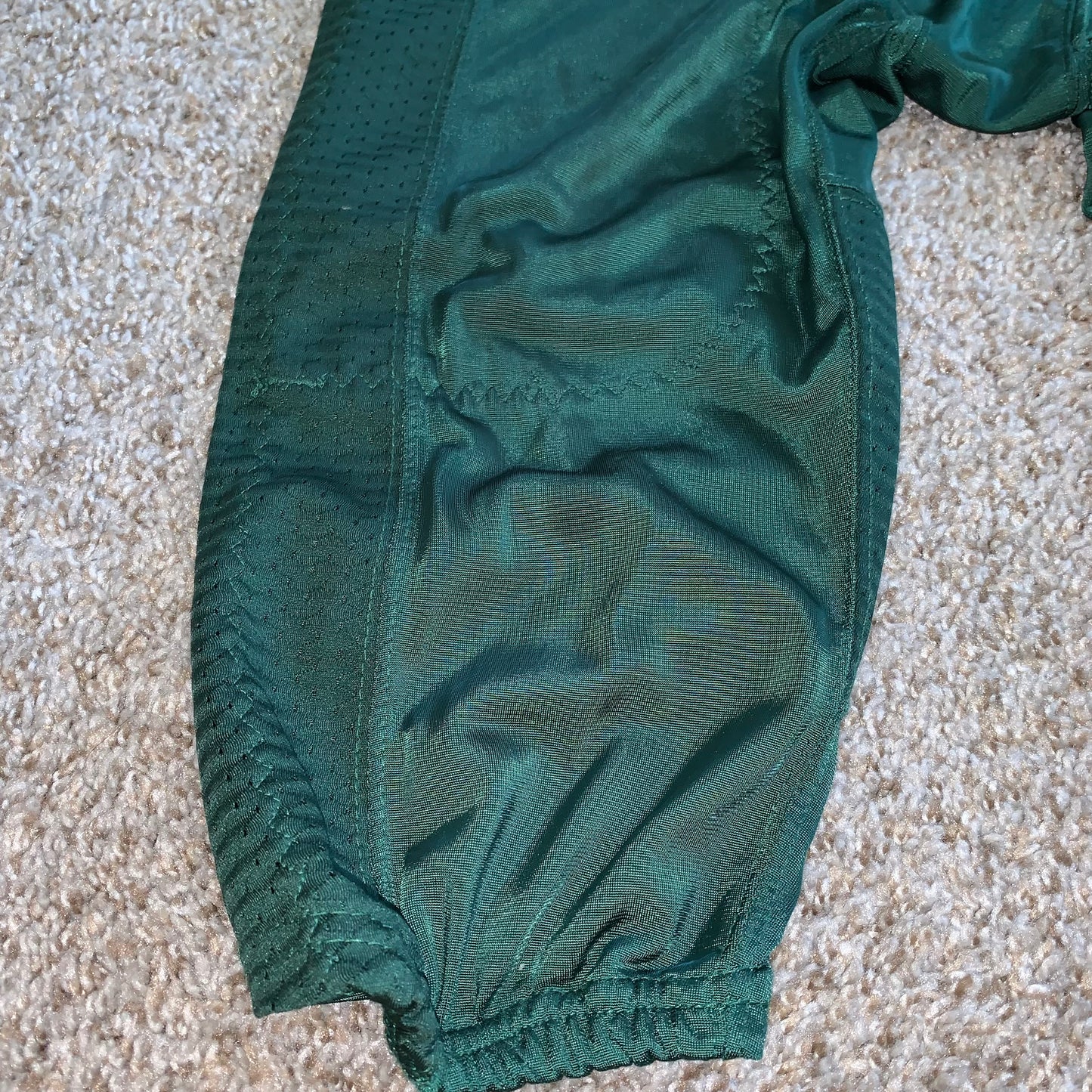 Allison Athletic Youth Football Pants Green pad inlets size YL