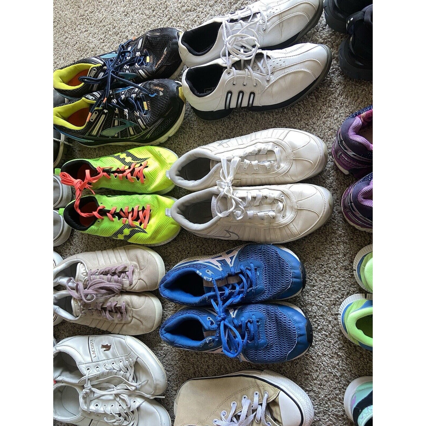 Wholesale Lot 10 Shoes Nike Adidas Vans ASICS Puma Sneakers Cleats Kid Women Men