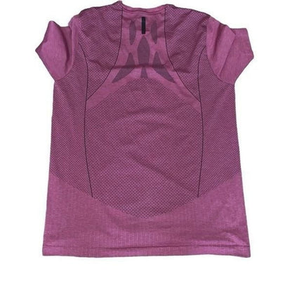 Women’s Under Armour Workout T Shirt Plum moisture wicking workout top size XL