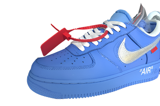 OFF-WHITE NIKE AIR FORCE 1 MCA BLUE CI1173-400 Shoes Size 12 *New*