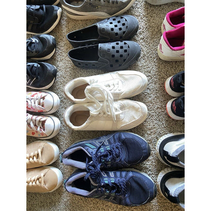 Wholesale Lot 10 Shoes Nike Adidas Vans ASICS Puma Sneakers Cleats Kid Women Men