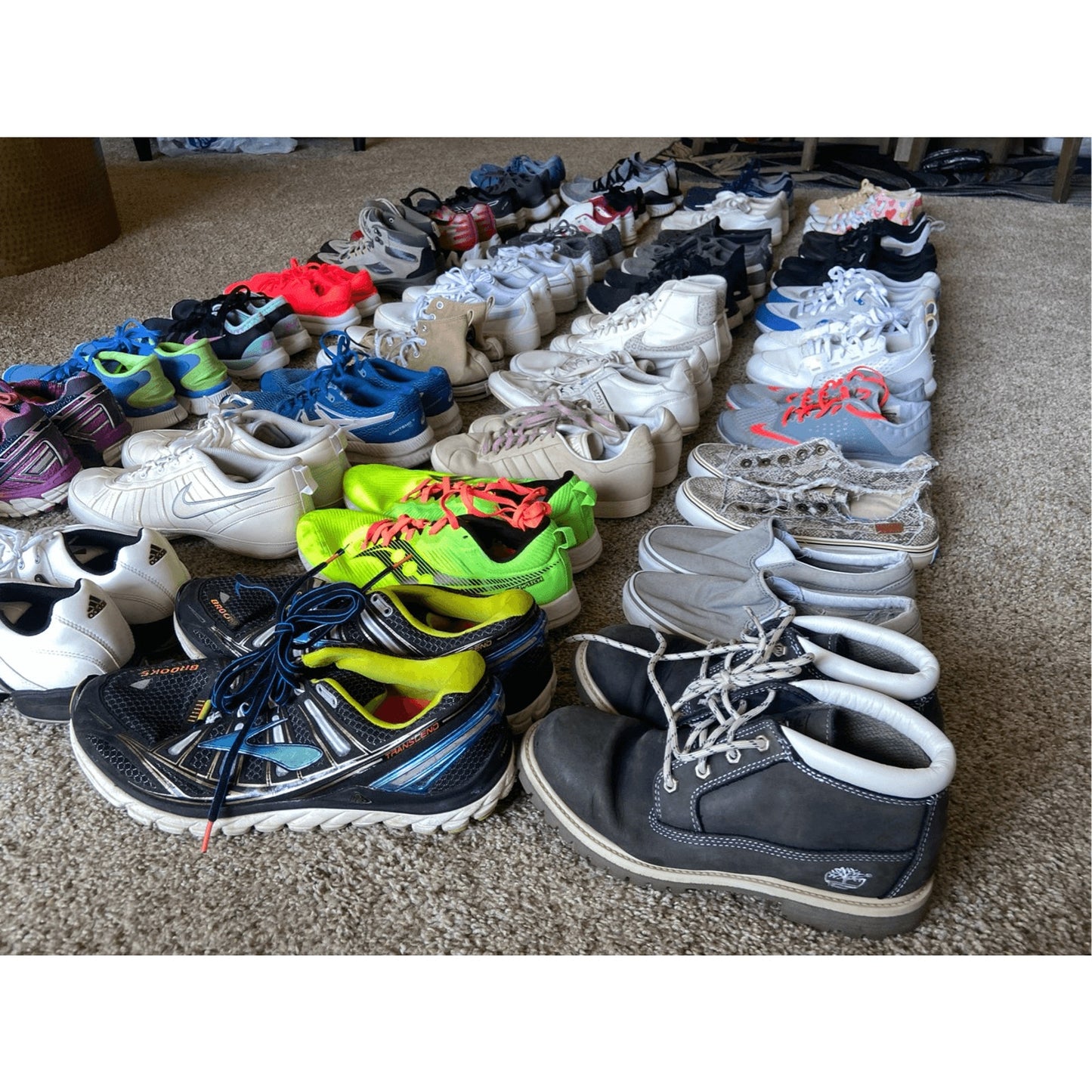 25 Pairs Sneakers Nike Adidas Vans Converse ASICS Puma Wholesale Reseller Lot