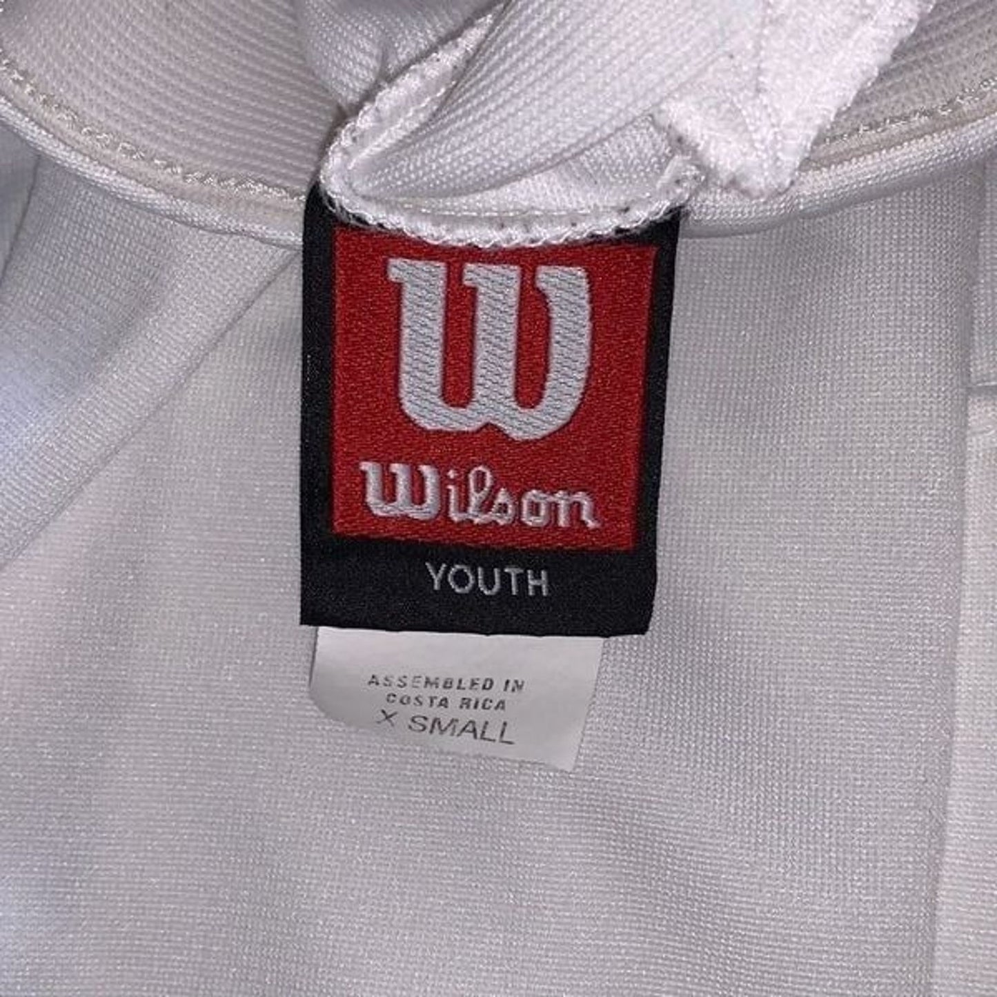 Wilson, boys, youth, white baseball game, practice training, pants size XS