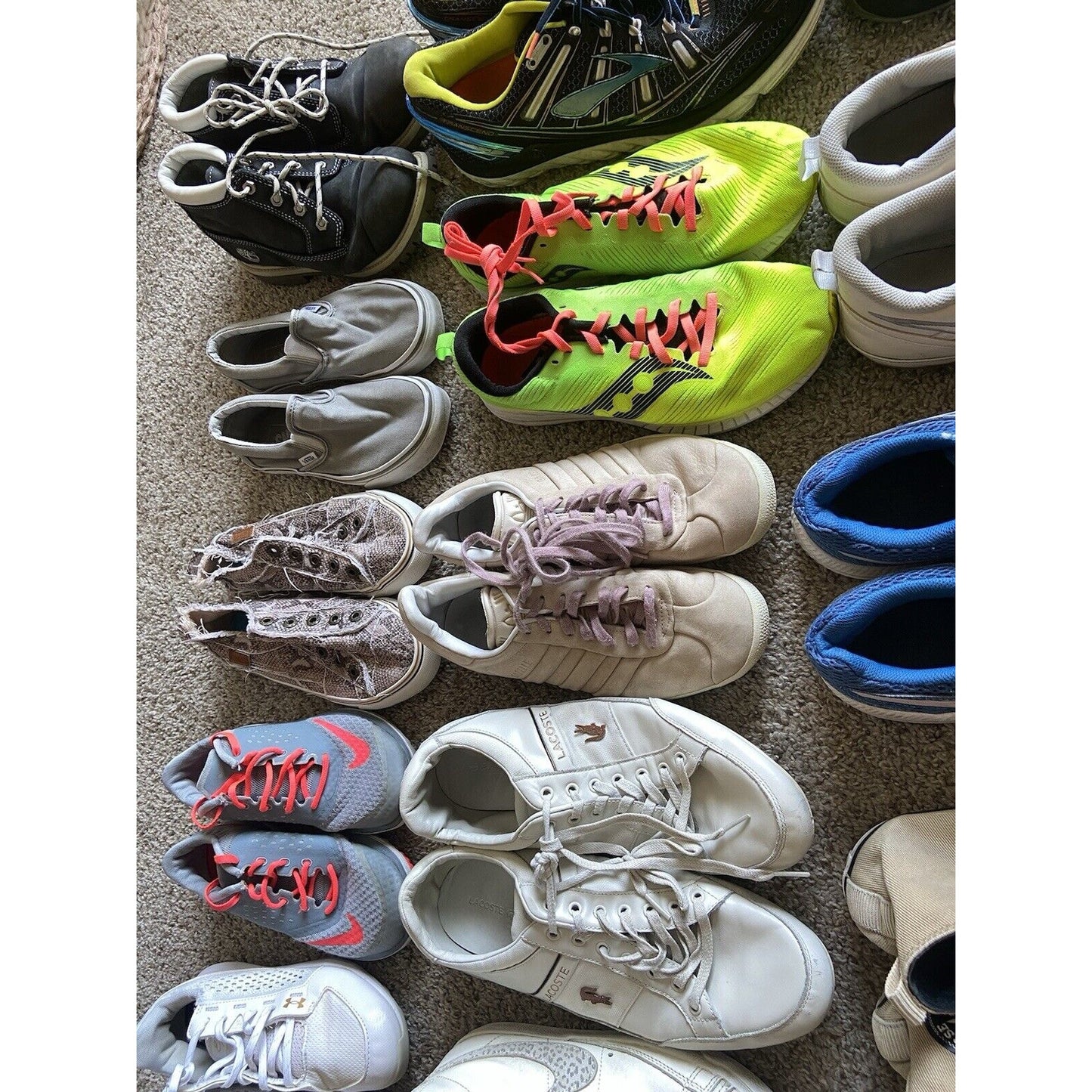 Wholesale Lot 10 Shoes Nike Adidas Vans ASICS Puma Sneakers Cleats Kid Women Men